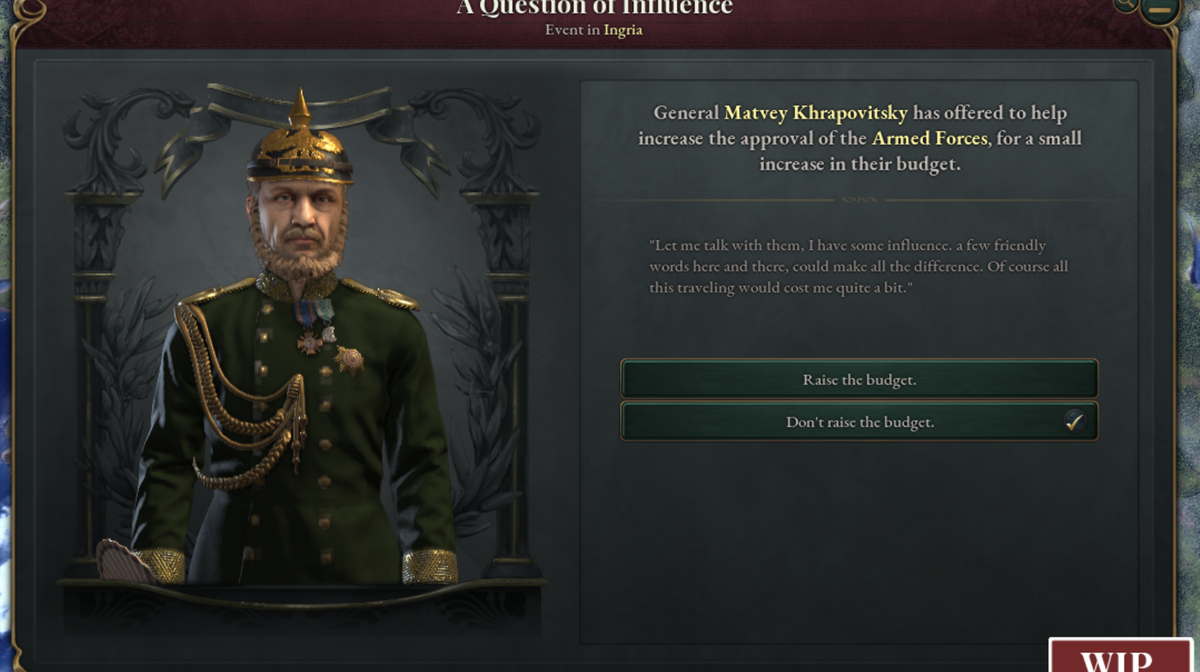 Warfare tactics are under the purview of Generals in Victoria 3