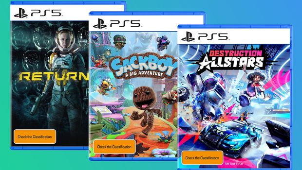 Box art revealed for PS5's Returnal, Sackboy, and Destruction Allstars