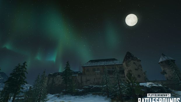 PUBG adds northern lights and snowbikes