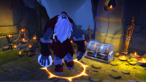 Defeating Uncle Frost in Albion Online awards the Yule Stag Mount skin