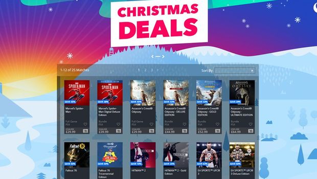 Holiday and Xmas sales are live on PS Store