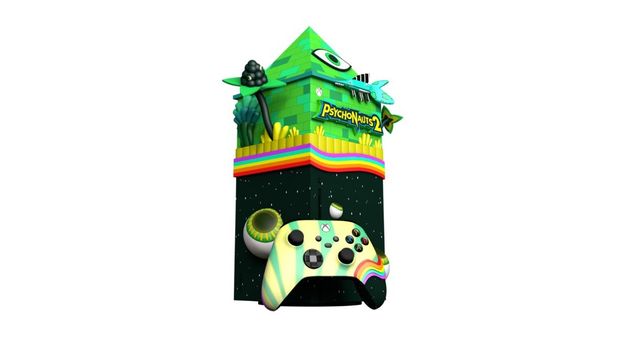 This Psychonauts 2-themed Xbox Series X looks rad