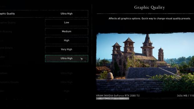Assassin's Creed Valhalla: Full PC settings revealed