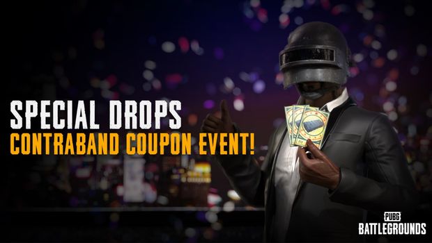 PUBG Special Drops Contraband Coupon Event is now live