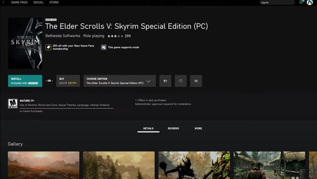 Xbox PC app adding manual selection of install folder, local file access for modding and more