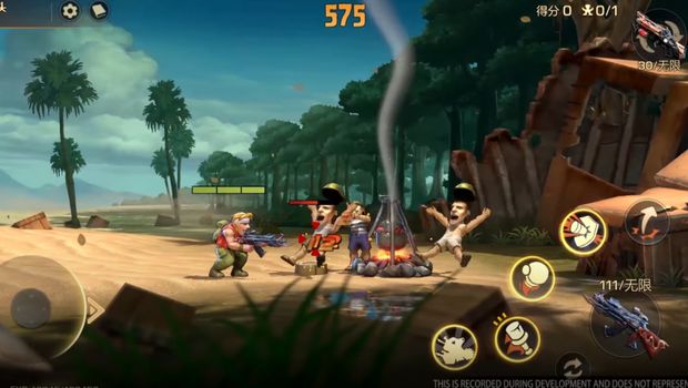 Here is the first gameplay from a new Metal Slug mobile game