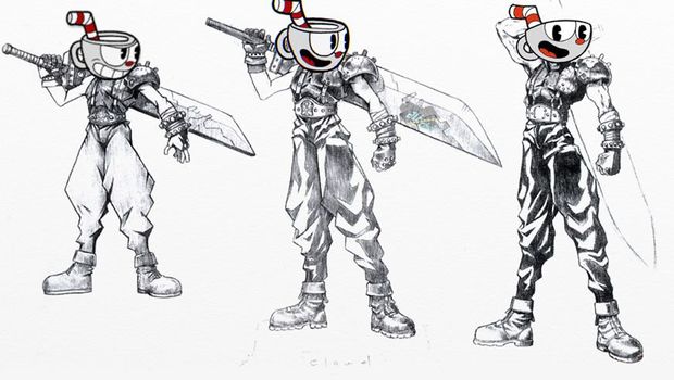 Cuphead almost looked like Final Fantasy VII