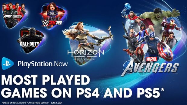 PlayStation Now - most played games between March and June 2021