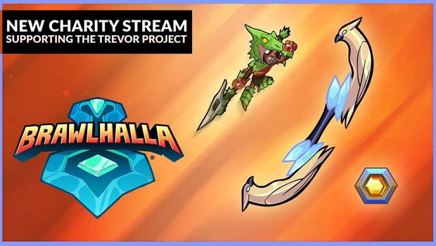 Brawlhalla x The Trevor Project charity stream details