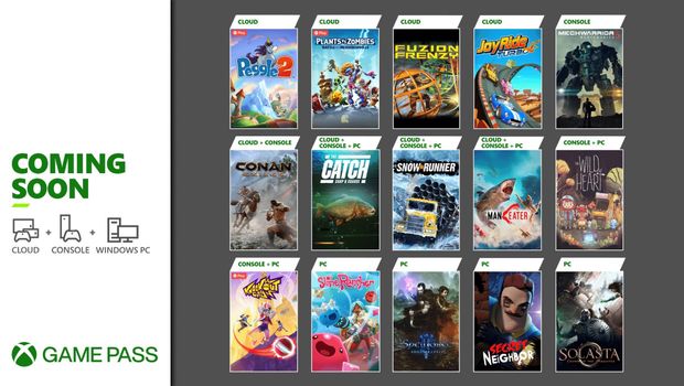 Xbox Game Pass adding fifteen new games this month