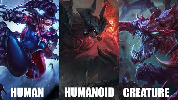 Future LoL champions will include fewer humans and almost no creatures