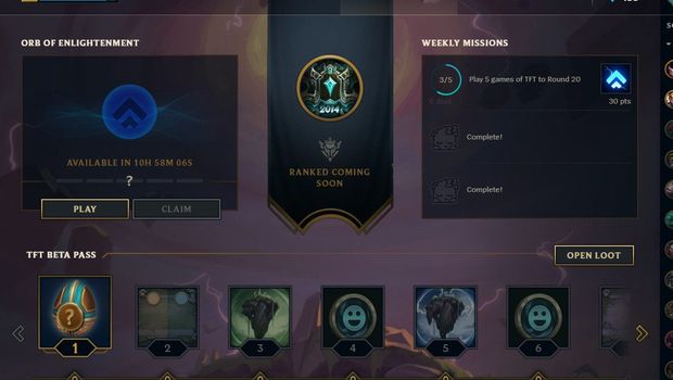 Teamfight Tactics Beta Pass is now live