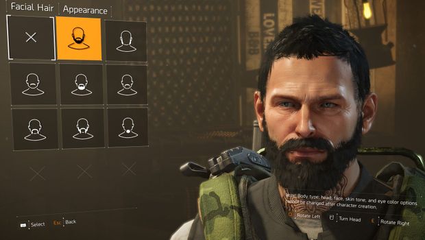 A look at The Division 2 character creation