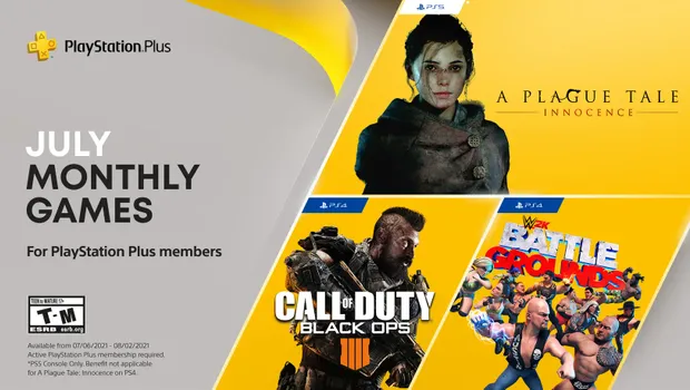PlayStation Plus July games include A Plague Tale: Innocence, Black Ops 4 and more