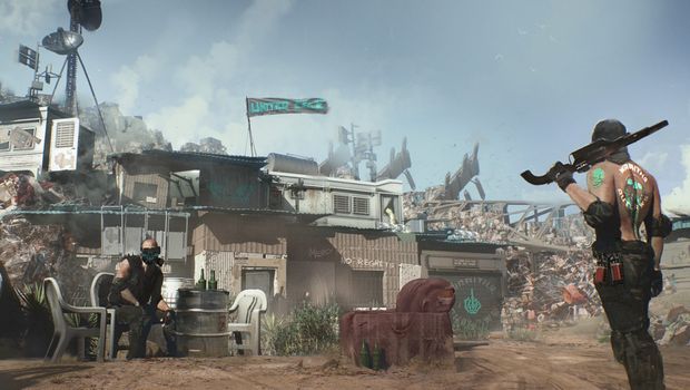 Cyberpunk 2077's Badlands has burning oil fields and rampant pollution