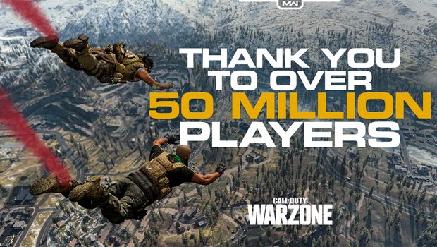 Call of Duty: Warzone officially reaches 50 million players