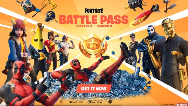Deadpool highlights Fortnite's new battle pass for Season 2