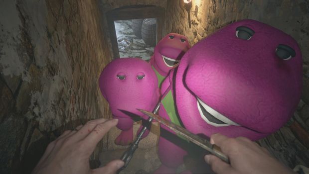 Resident Evil Village modders have already added Barney into the game