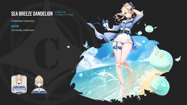 Genshin Impact: Jean costume price has apparently been revealed