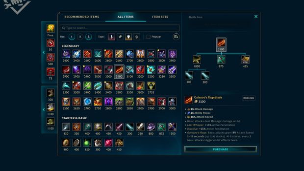League of Legends is preparing a new shop for the next season