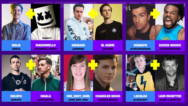 Fortnite Pro-Am teams up Ninja and Marshmello