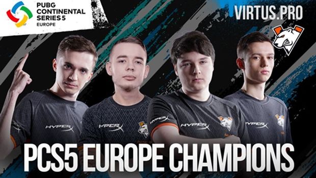 PUBG Continental Series 5 - Virtus.pro wins Europe Grand finals