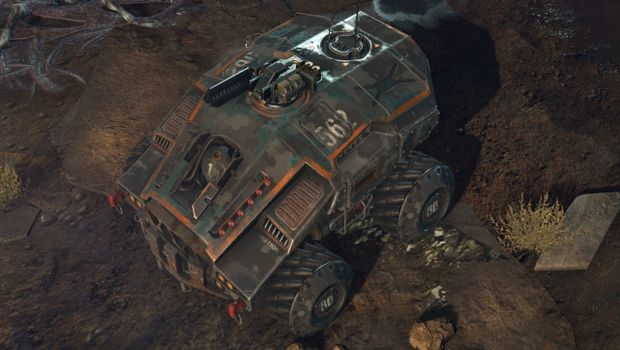 Phoenix Point Technician and vehicle preview