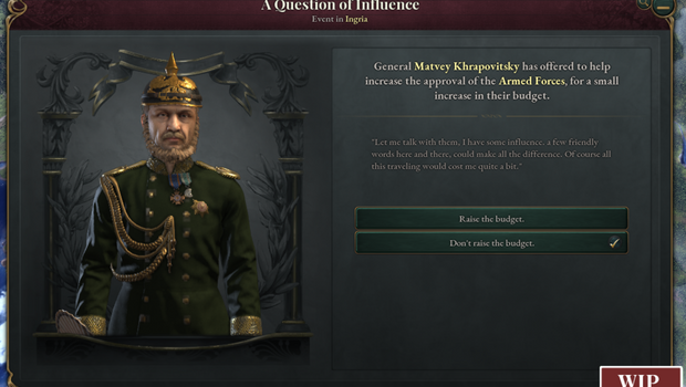 Warfare tactics are under the purview of Generals in Victoria 3