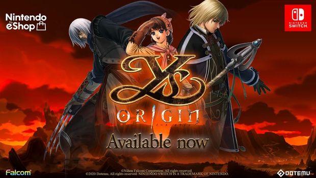 Ys Origin has released on Nintendo Switch