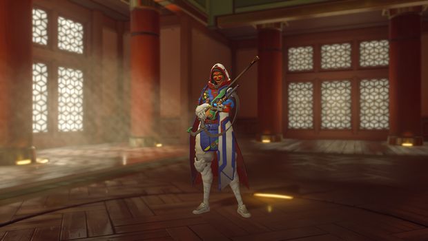 Overwatch: Prevention of Ana's teabagging is a bug, soon to be fixed