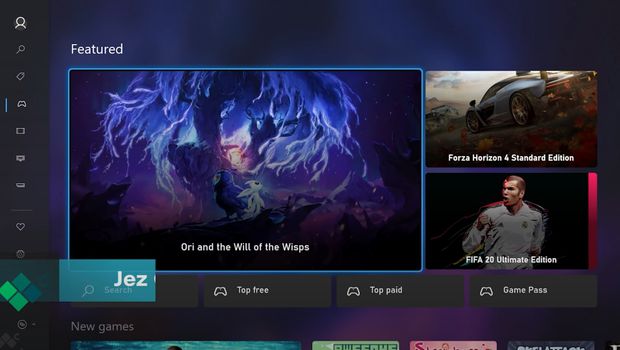 New Xbox store update hints at Xbox Series X UI design