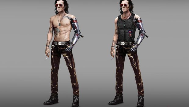 Here's a first look at Cyberpunk 2077's Johnny Silverhand before Keanu Reeves took the role