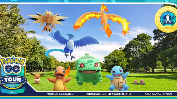 Pokemon GO Tour 2022's in-person Kanto event locations revealed