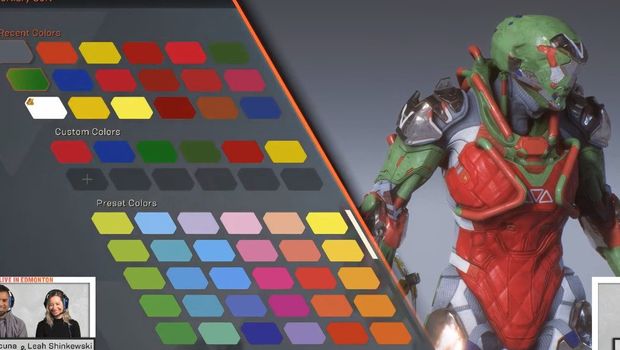 Anthem shows off character customisation