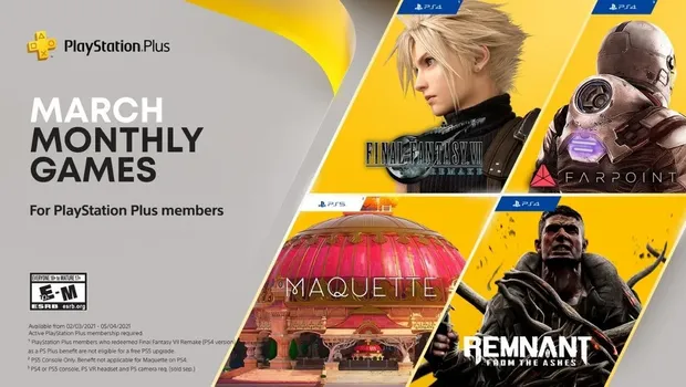 Final Fantasy VII Remake headlines the PS Plus games for March lineup