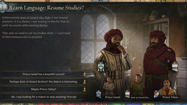 Crusader Kings 3 Diplomacy gains new tools with Language learning