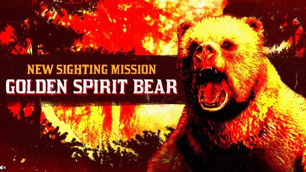 Red Dead Online - The Golden Spirit Bear sighting mission
