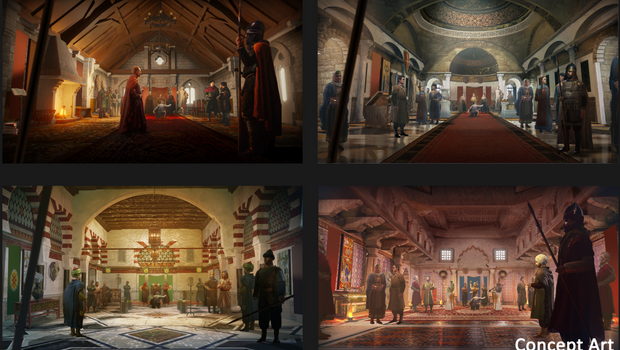 There will be four types of court-rooms in Crusader Kings 3 Royal Court