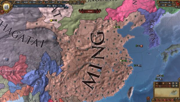 EU4 patch 1.33 brings balance changes to China's internal politics