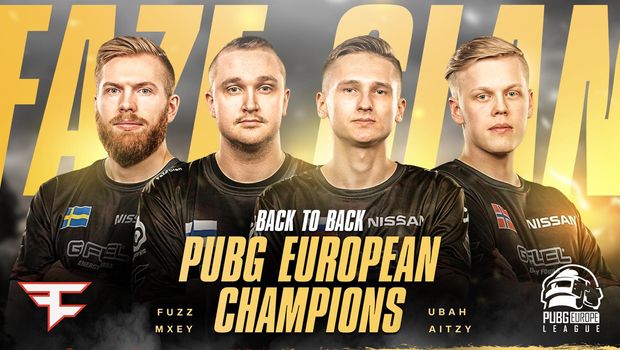 Faze Clan win PUBG European League, Ninjas in Pyjamas fail to qualify to PGC