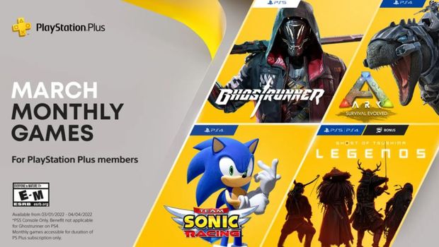 PS Plus games for March 2022 include some exciting titles