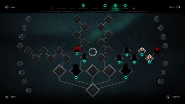 Assassin's Creed Valhalla: First look at the Order of the Ancients menu