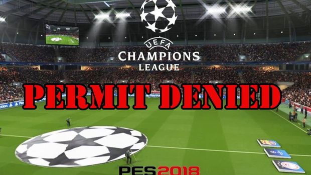 No more Champions League in PES series