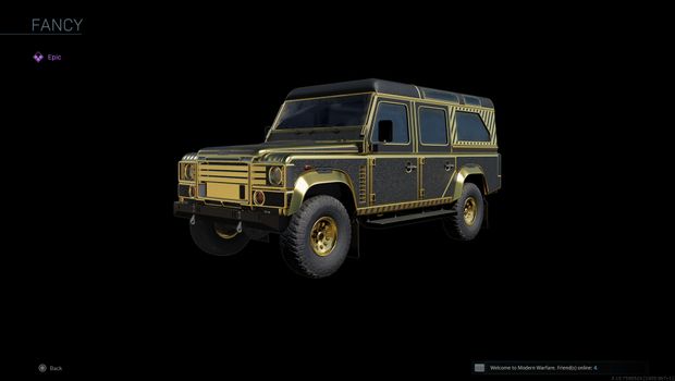 Golden vehicle skins are coming to Call of Duty: Modern Warfare and Warzone