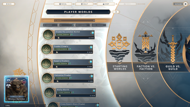 How to craft your Perfect Eternal Kingdom in Crowfall