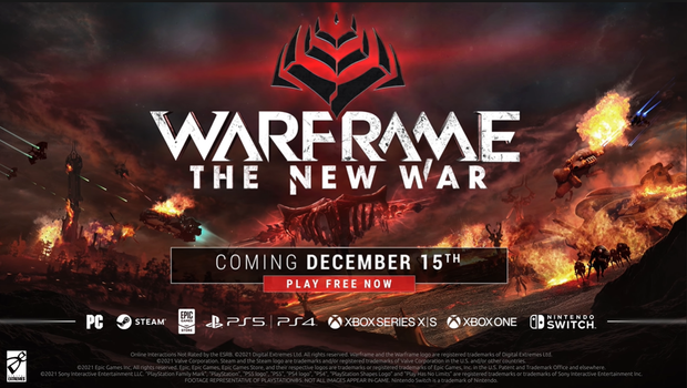 Warframe: New War date revealed with new Cinematic Trailer