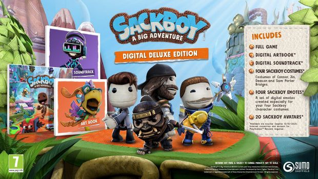 Sackboy: A Big Adventure Digital Deluxe Edition includes all sorts of goodies