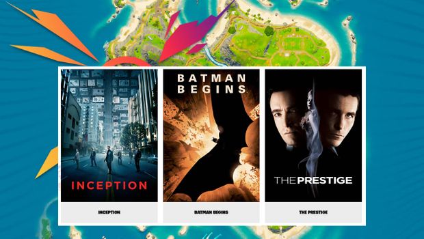 Fortnite screening Inception, Batman Begins or The Prestige
