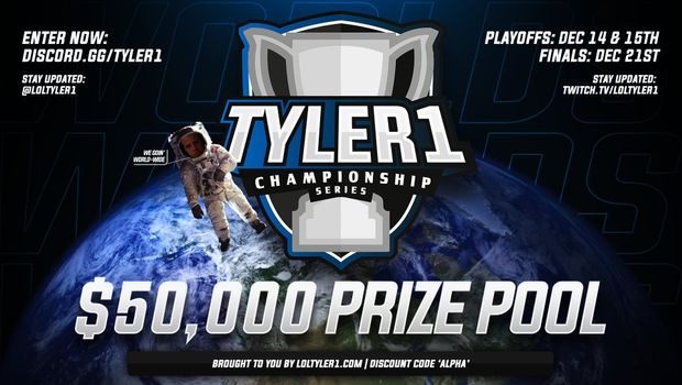 Tyler1 Championship Series rules and date laid out