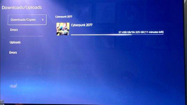 Cyberpunk 2077's day one patch appears to be a whopping 56 GB on PlayStation 4